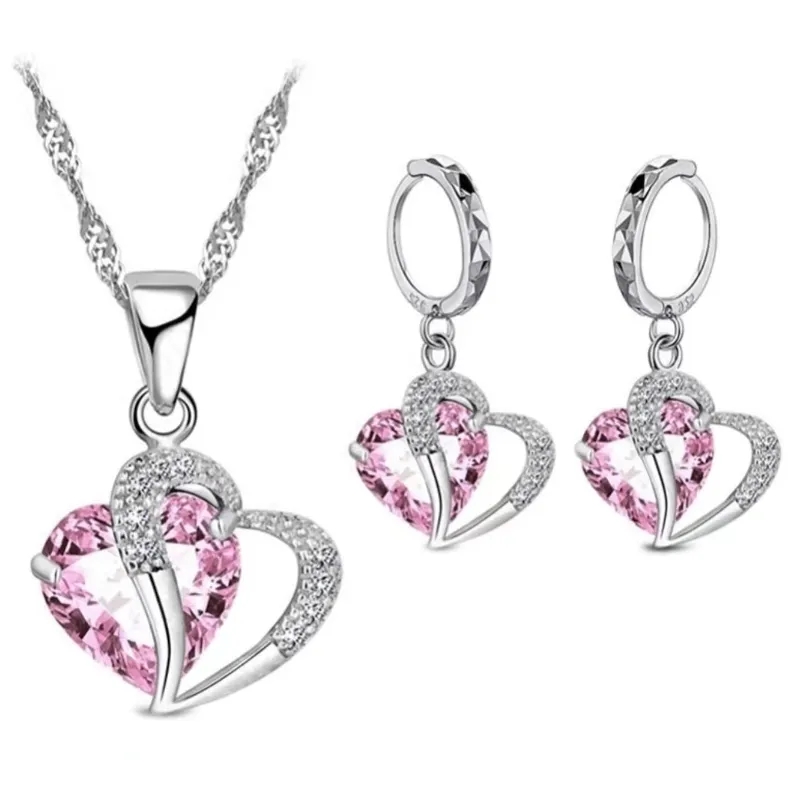 Luxury Women 925 Sterling Silv - Body Jewelry Kit ulasan dan harga