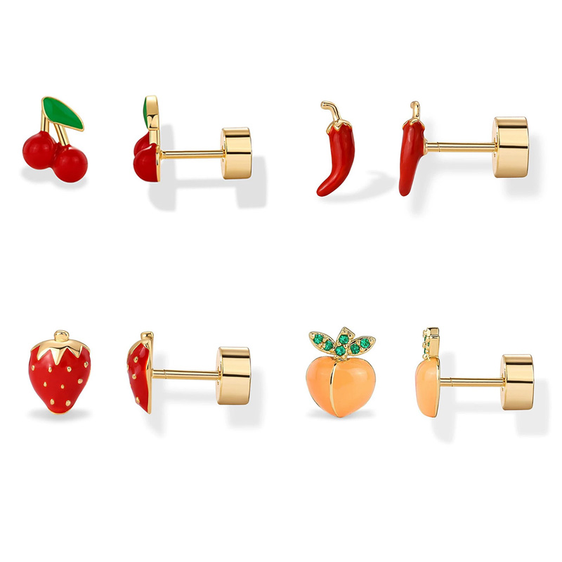 2pcs Cartilage Earrings Stud f - Body Jewelry Surgical Steel ulasan dan harga