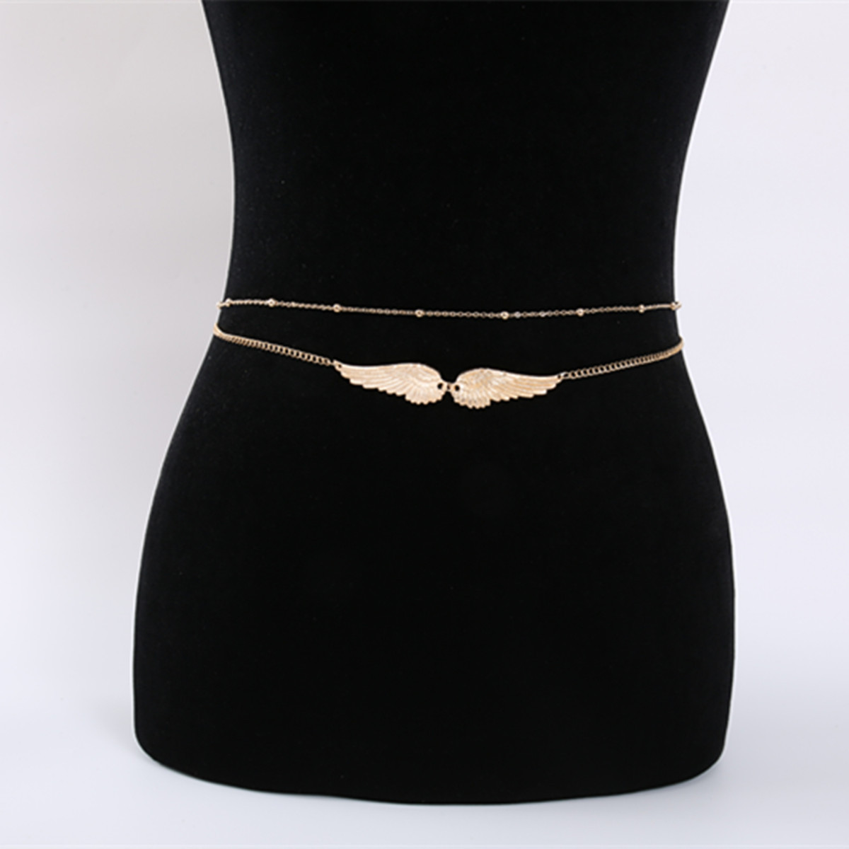 Lucky Angel Wings Belly Chains - Body Jewelry Gold ulasan dan harga