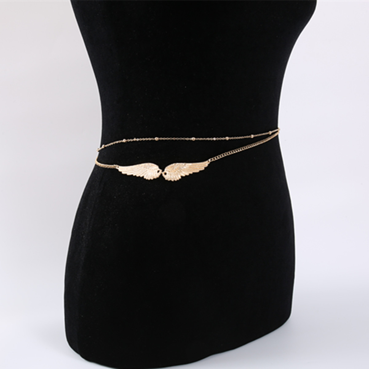 Lucky Angel Wings Belly Chains - Body Jewelry Gold ulasan dan harga