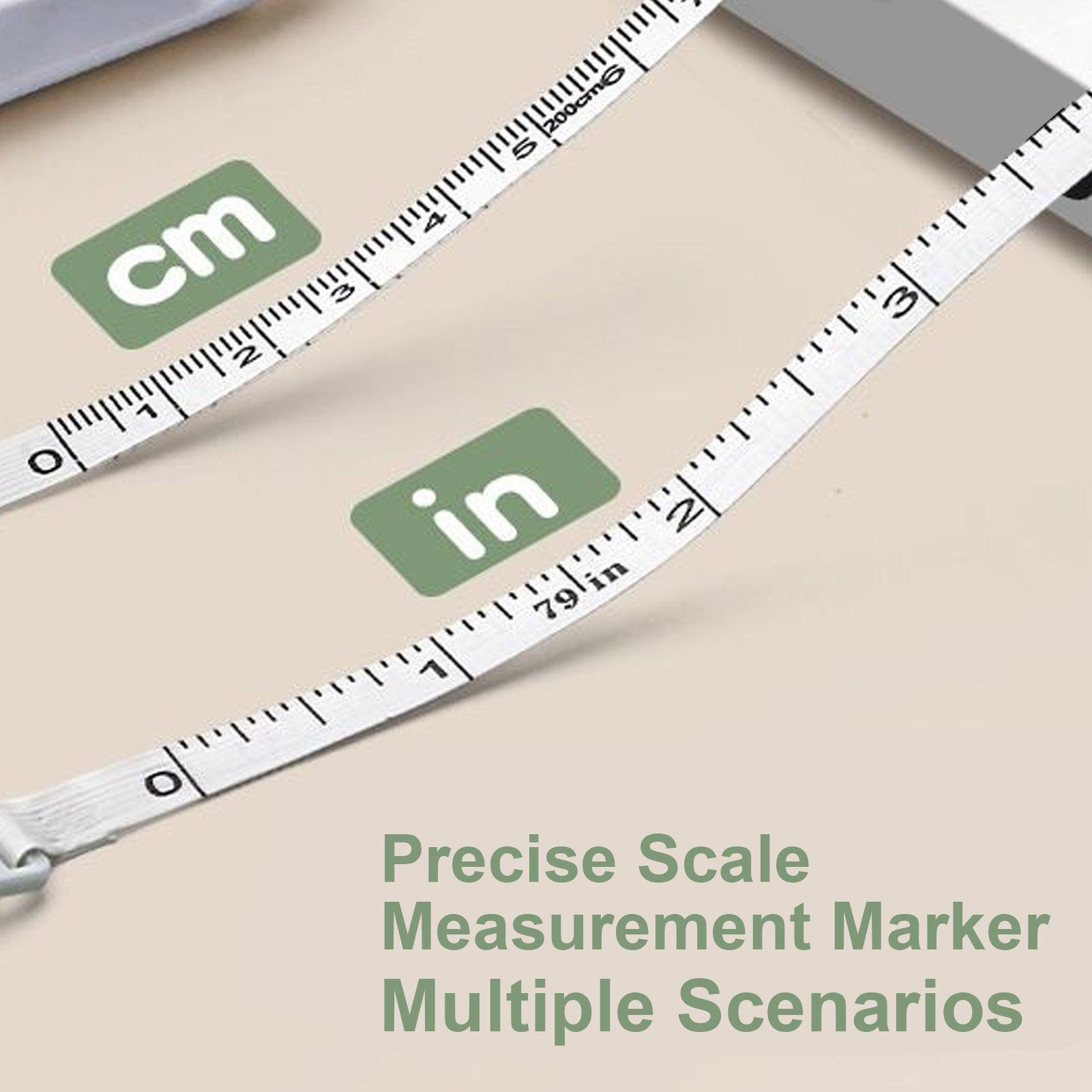 2M Portable Tape Measure Small - Body Jewelry Measurements ulasan dan harga