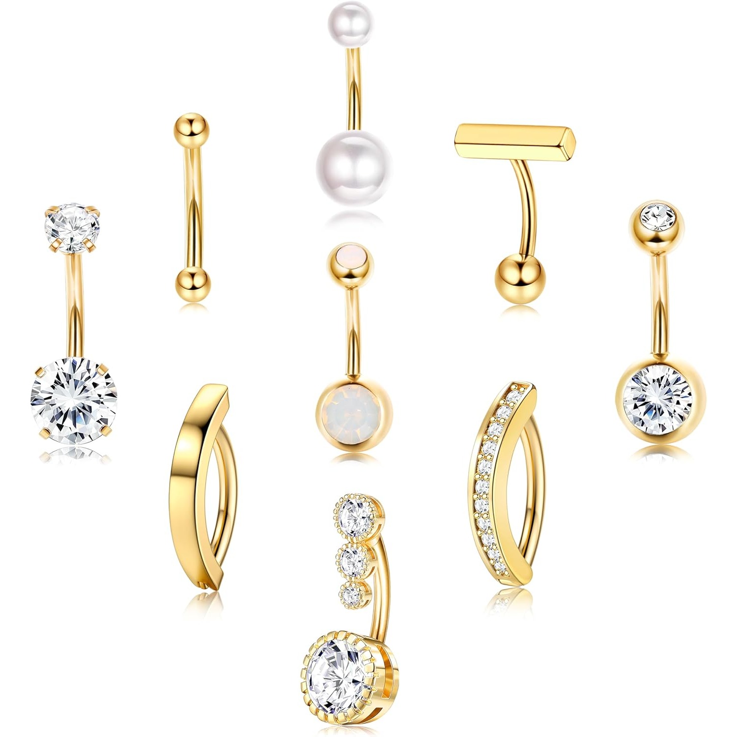 Drperfect 1Pc Belly Button Rin - Septum Clicker Ring ulasan dan harga