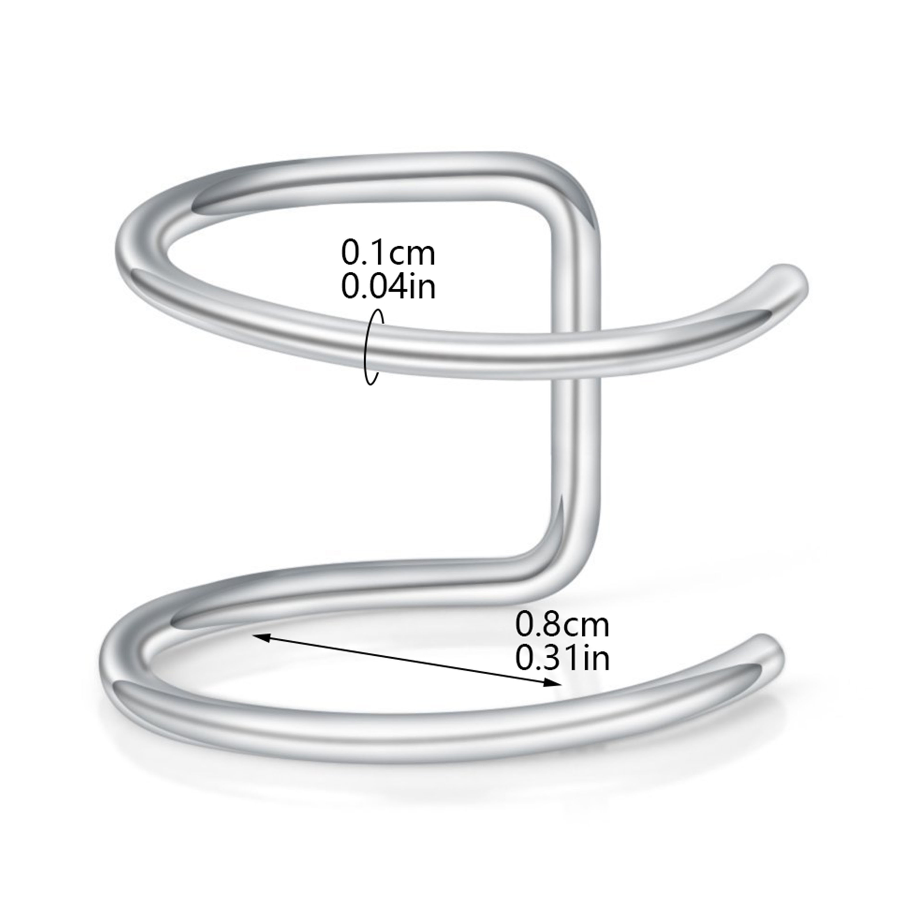 2pcs New No-Piercing Ear Cuffs - Body Jewelry Earrings ulasan dan harga