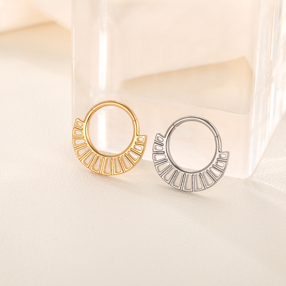 1PC 16G Septum Nose Hoop Ring  - Septum Clicker Ring ulasan dan harga
