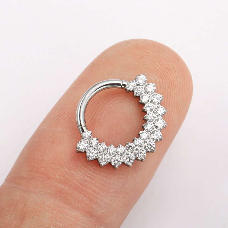 ASTM F136 Titanium Clicker Sep - Septum Clicker Ring ulasan dan harga