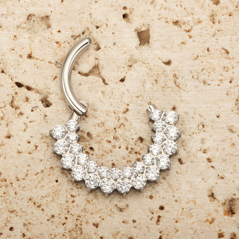 ASTM F136 Titanium Clicker Sep - Septum Clicker Ring ulasan dan harga
