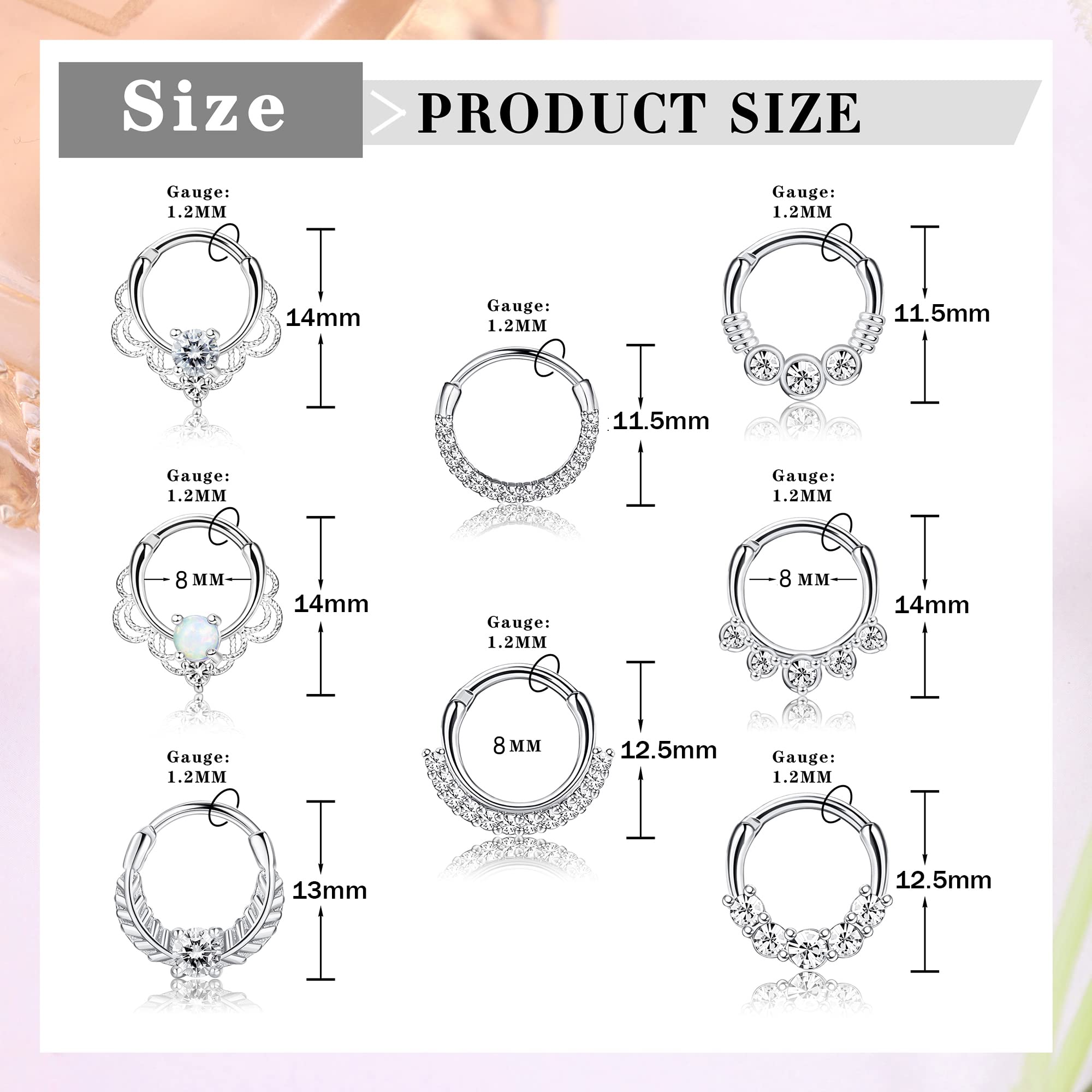 Drperfect 16G Septum Clicker R - Septum Clicker Ring ulasan dan harga