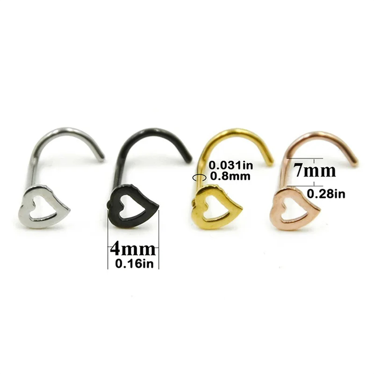 EVISPOL 5Pcs Fashion Hollow He - Body Jewelry Types ulasan dan harga