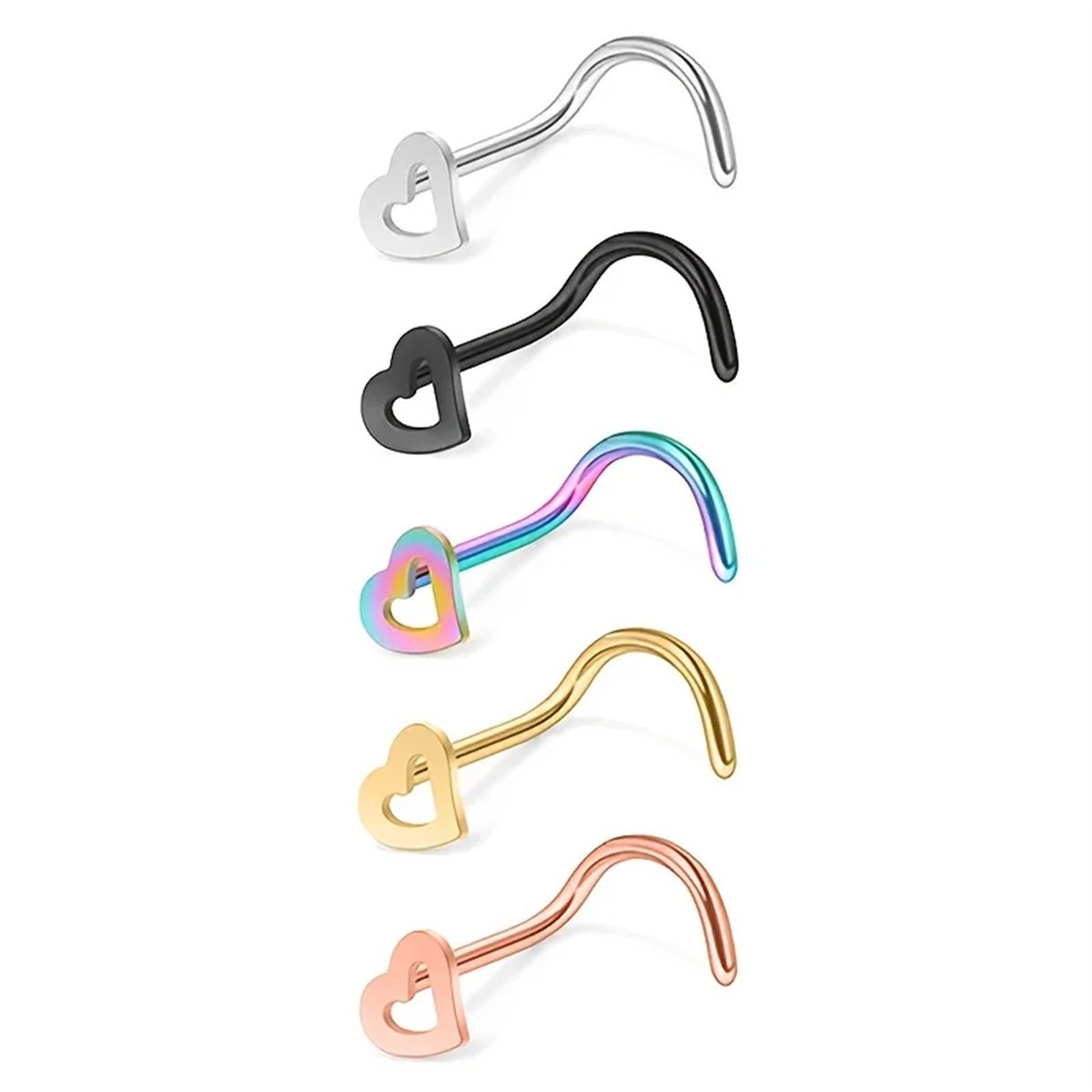 EVISPOL 5Pcs Fashion Hollow He - Body Jewelry Types ulasan dan harga