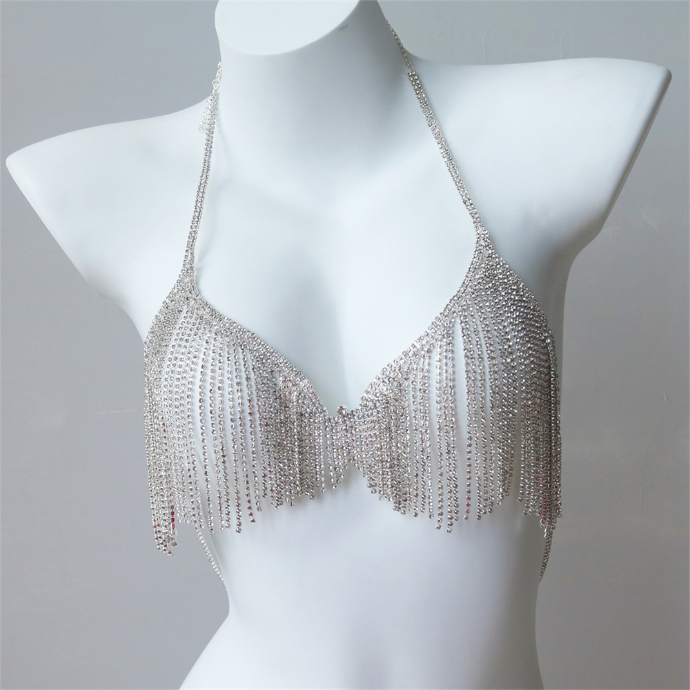 Sexy Shiny Bikini Body Chain L - Body Jewelry Gold ulasan dan harga