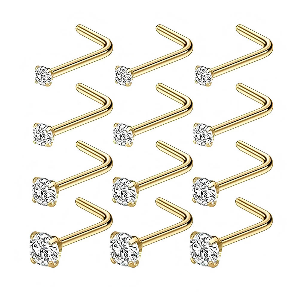 12-Piece Full Set 316L Hypoall - Body Jewelry Kit ulasan dan harga