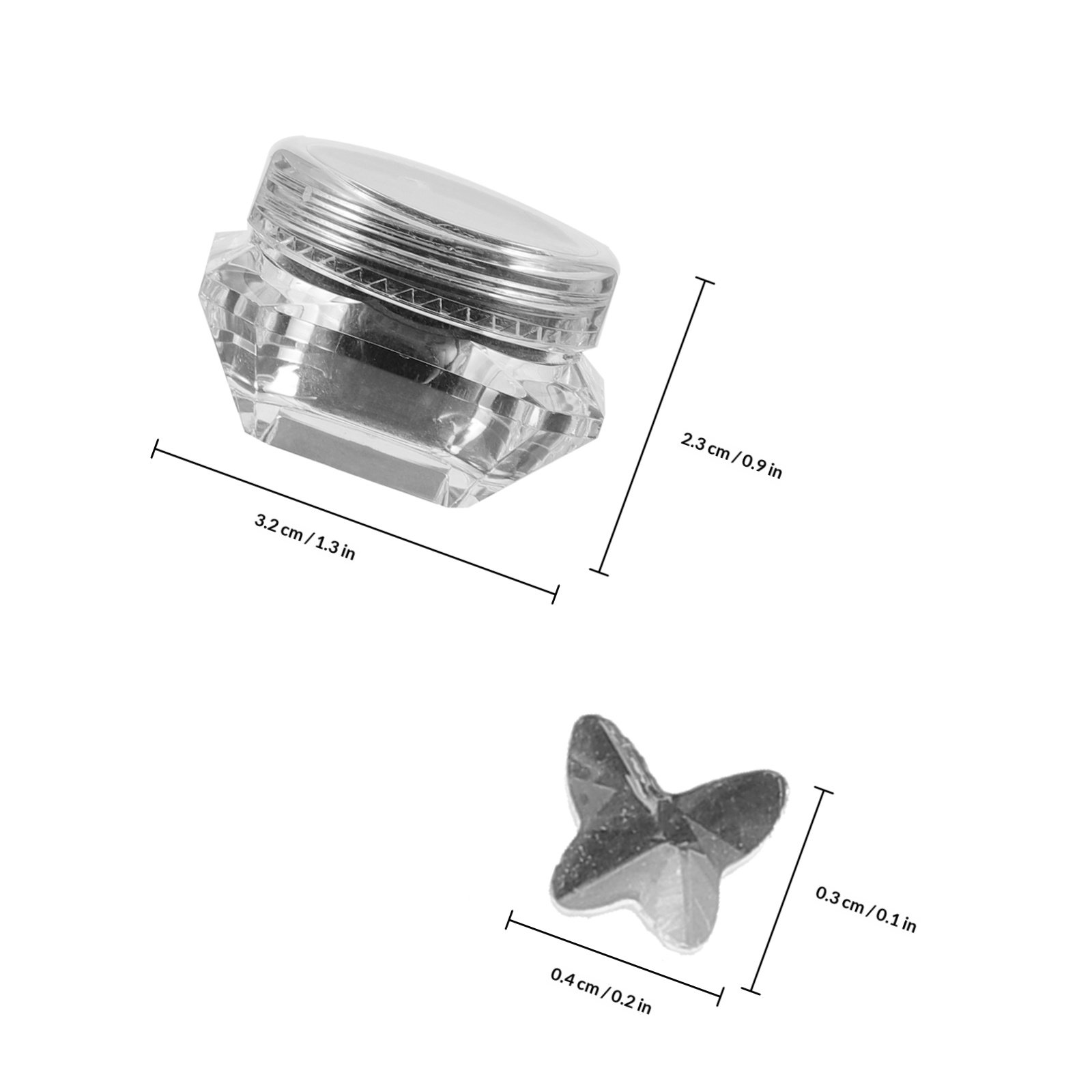 Plastic DIY Teeth Art Decors C - Body Jewelry Kit ulasan dan harga