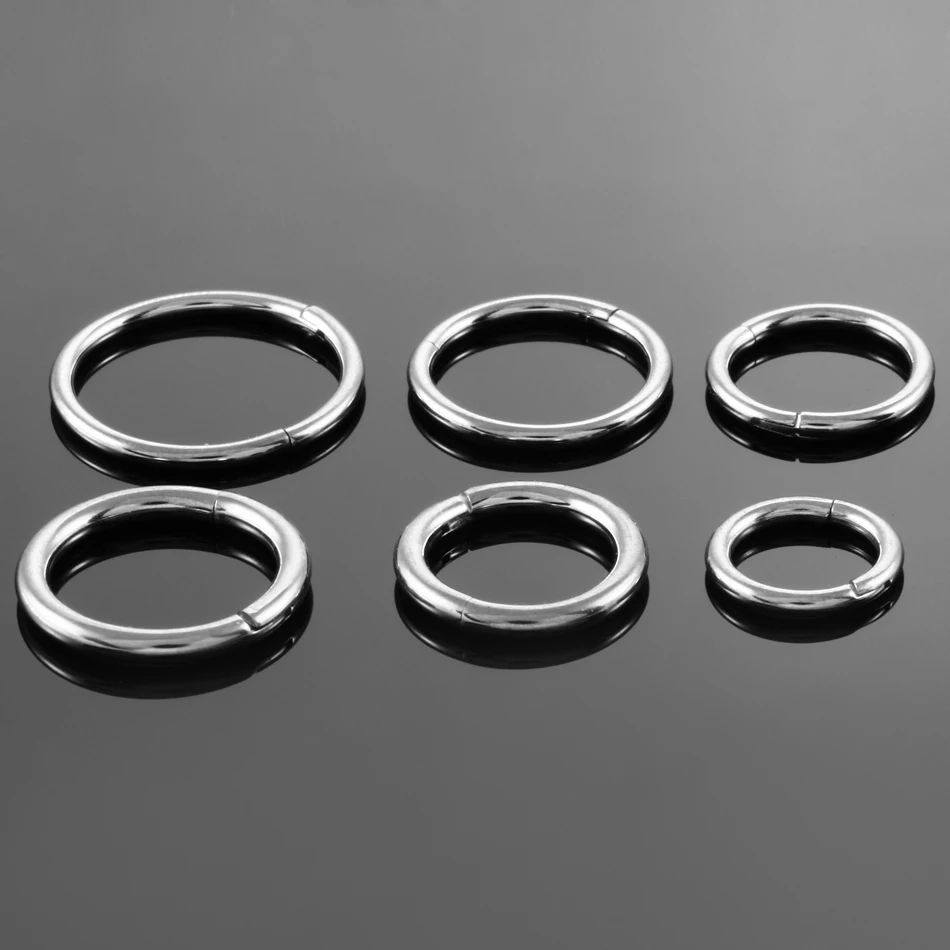 F136 Titanium Nose Piercing Hi - Septum Clicker Ring ulasan dan harga